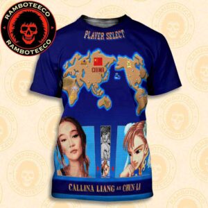 Official Poster Street Fighter Movie Callina Liang As Chun-Li China Release In Theaters On Oct 16 2026 All Over Print T-Shirt