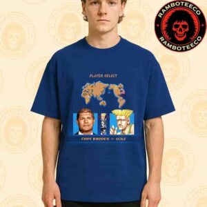Official Poster Street Fighter Movie Cody Rhodes As Guile USA Release In Theaters On Oct 16 2026 Merchandise Unisex T-Shirt