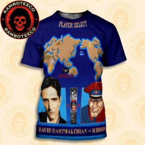 Official Poster Street Fighter Movie David Dastmalchian As M Bison Shadaldo Release In Theaters On Oct 16 2026 All Over Print T-Shirt