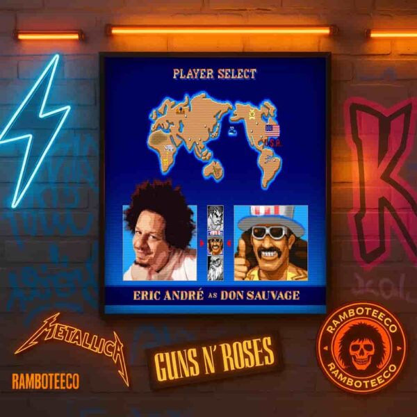 Official Poster Street Fighter Movie Eric Andre As Don Sauvage USA Release In Theaters On Oct 16 2026 Home Decor Poster Canvas