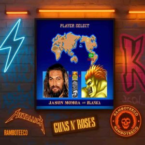 Official Poster Street Fighter Movie Jason Momoa As Blanka Brazil Release In Theaters On Oct 16 2026 Home Decor Poster Canvas