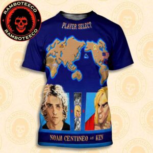 Official Poster Street Fighter Movie Noah Centineo As Ken USA Release In Theaters On Oct 16 2026 All Over Print T-Shirt