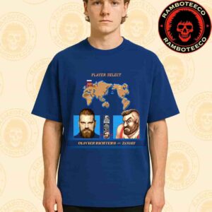 Official Poster Street Fighter Movie Olivier Richters As Zangief Russia Release In Theaters On Oct 16 2026 Merchandise Unisex T-Shirt