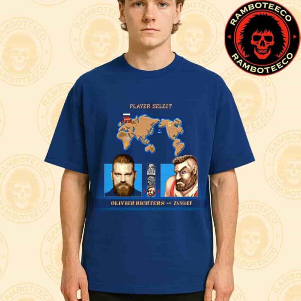 Official Poster Street Fighter Movie Olivier Richters As Zangief Russia Release In Theaters On Oct 16 2026 Merchandise Unisex T-Shirt