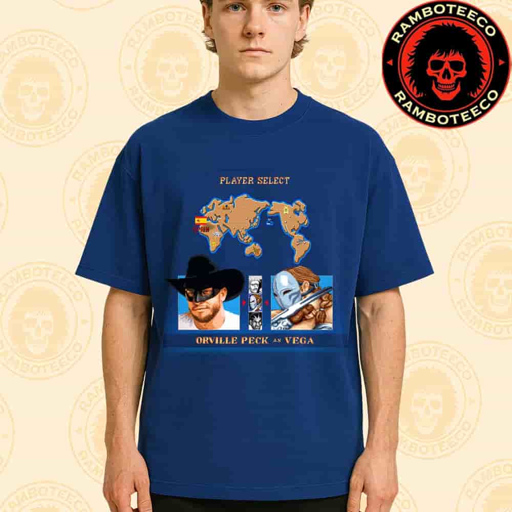Official Poster Street Fighter Movie Orville Peck As Vega Spain Release In Theaters On Oct 16 2026 Merchandise Unisex T-Shirt