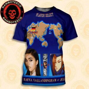 Official Poster Street Fighter Movie Rayna Vallandingham As Juli Germany Release In Theaters On Oct 16 2026 All Over Print T-Shirt