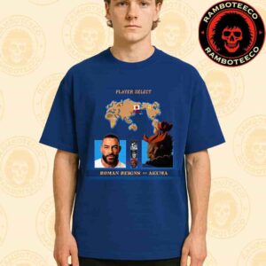 Official Poster Street Fighter Movie Roman Reigns As Akuma Japan Release In Theaters On Oct 16 2026 Merchandise Unisex T-Shirt