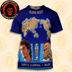 Official Poster Street Fighter Movie Vidyut Jammwal As Dhalsim India Release In Theaters On Oct 16 2026 All Over Print T-Shirt