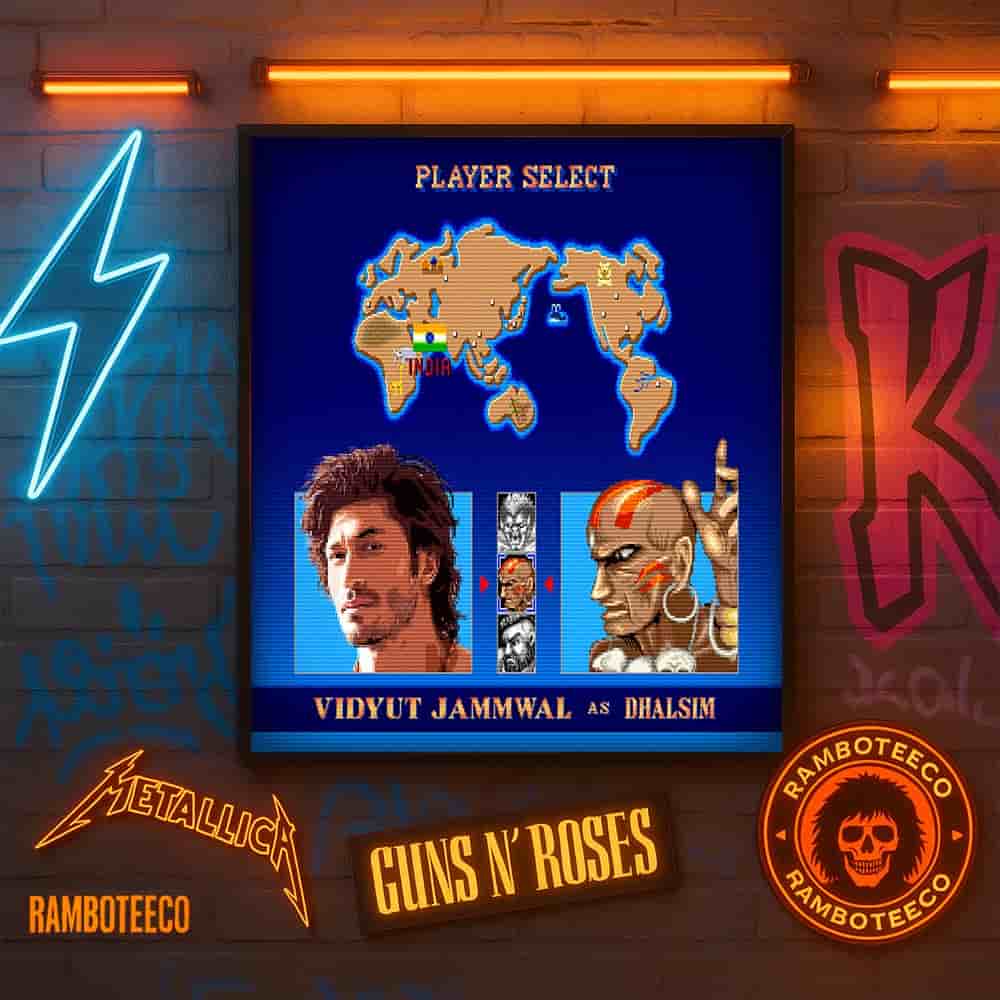 Official Poster Street Fighter Movie Vidyut Jammwal As Dhalsim India Release In Theaters On Oct 16 2026 Home Decor Poster Canvas