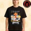 Peanuts Characters X Philadelphia Eagles NFL Its The Most Wonderful Time Of The Year Merchandise Unisex T-Shirt