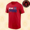 Philadelphia Phillies Nike Red 2025 NL East Division Champions Merchandise Unisex T-Shirt
