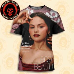 Selena Gomez Cover Allure Magazine Special Issue Best Of Beauty All Over Print T-Shirt