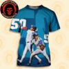 Clayton Kershaw Los Angeles Dodgers MLB  Announces Retire After 2025 Season All Over Print T-Shirt