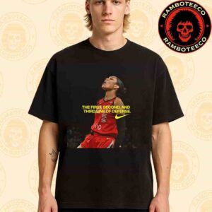 The First Second And Third Line Of Defense Nike x A’ja Wilson Las Vegas Aces WNBA Merchandise Unisex T-Shirt