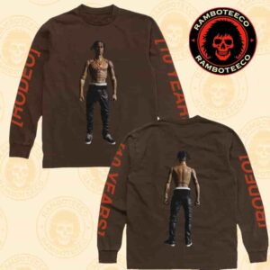 Travis Scott Rodeo 10 Years Anniversary Collection 2025 Merch Action Figure Longsleeve All Over Print T-Shirt