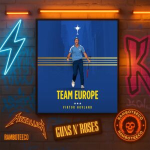 Viktor Hovland Ryder Cup Europe 2025 Captained By Luke Donald Home Decor Poster Canvas